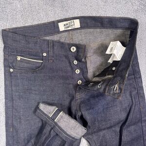 Naked & Famous Denim Men's Skinny Jeans - Dark Blue